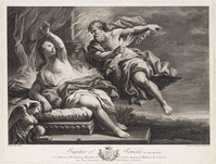 KG 13253
<br/>
Jupiter en Semele
<br/>
<em>Daullé, Jean (1703-1763)</em>